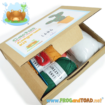 Amigurumi Crochet Kit - CACTUS figue de barbarie / prickly pear - FROGandTOAD Créations ©